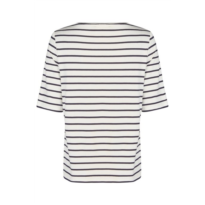 Barbara Lebek shirt streep 5663 Marine ecru